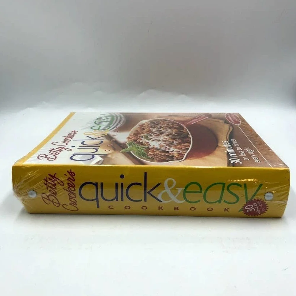 Betty Crocker Quick & Easy Cookbook NIP Dinner